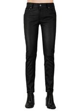 Women’s Black Genuine Leather Skinny Pants – The Western Jacket