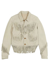 Women’s Genuine Leather Fringe Western Jacket – The Western Jacket