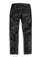Men’s Genuine Leather Biker Pant – The Western Jacket